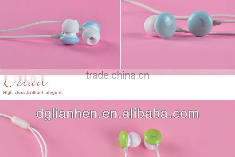 ULDUM two way radio earbud with mic smile in-ear earphone