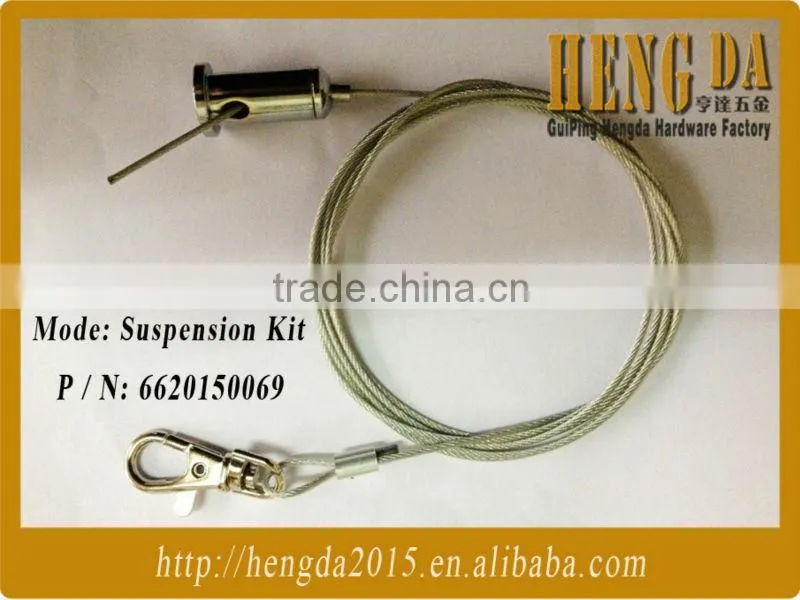 LED light hanging kits wire rope /ceiling system