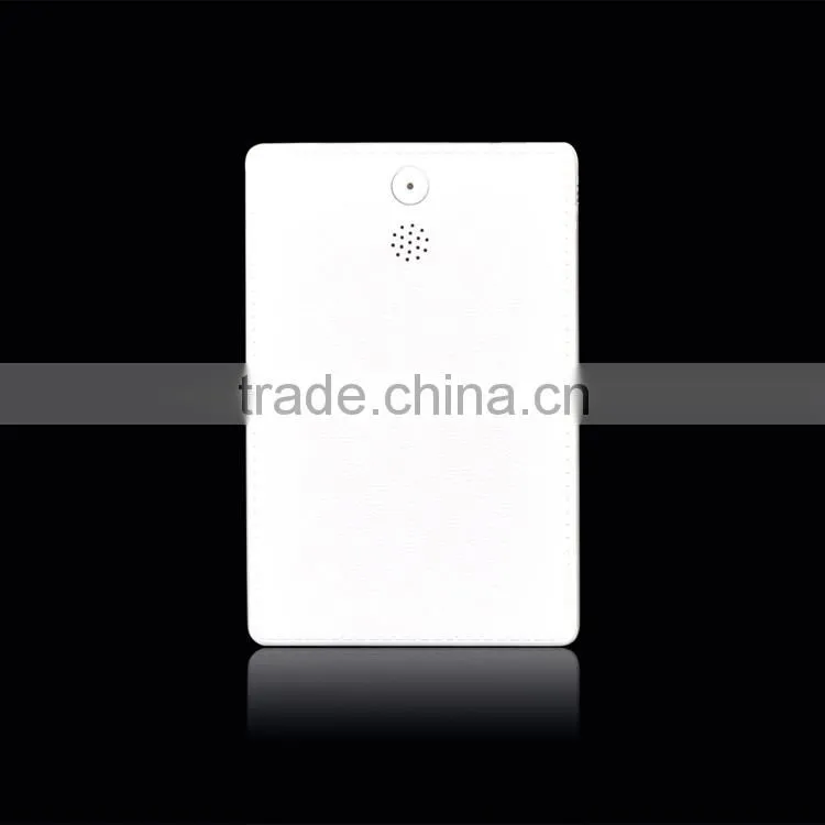 New products for 2016 credit card size power bank 3000mAh, external credit card powerbank with built in cable