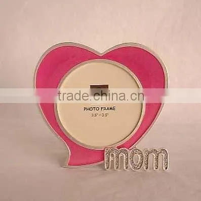 Perfect Mother gifts metal with heart shape pictures photo frame