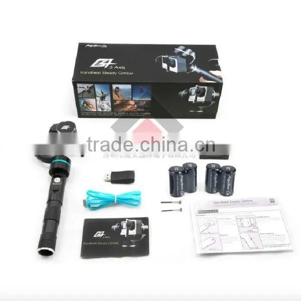 Feiyu G4 3 Axis Brushless Handheld Gimbal for Go Pro Hero4 3 3+ / Xiaomi Yi Sport Camera