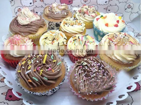 Flowers square Cupcake Liners Muffin cases with factory price