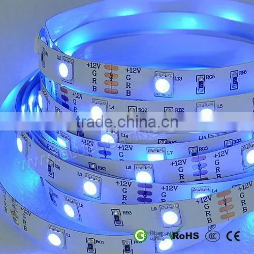 3 years warranty high quality flexible 12 volt SMD 5050 rgb led strip