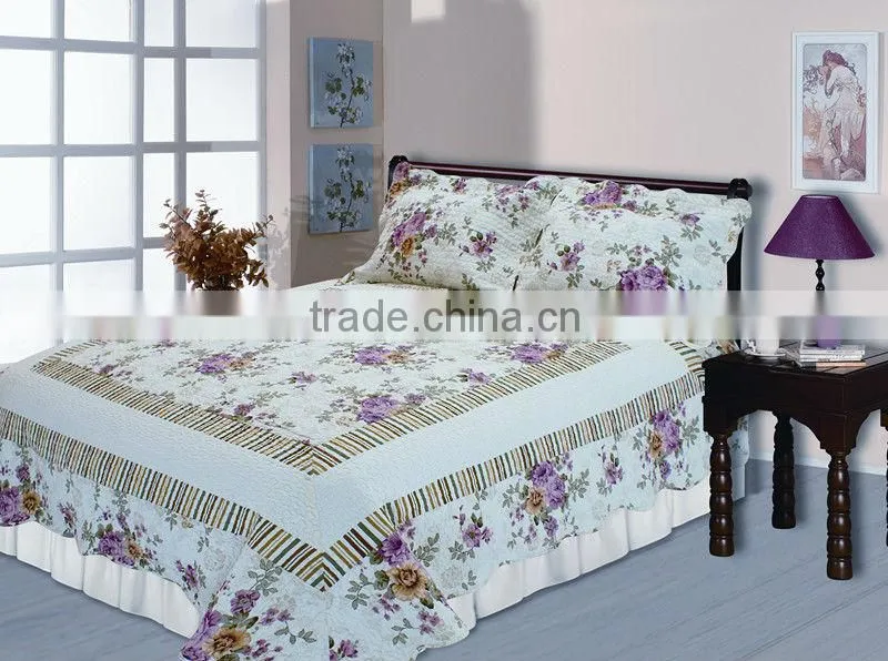 Exquisite Microfiber Printed Quilt