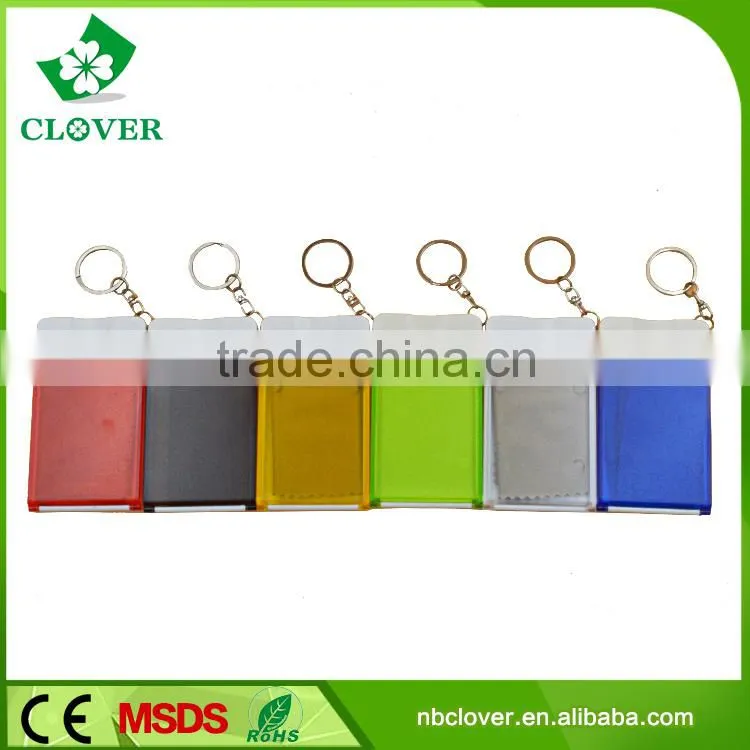 Promotion mini flashlight 1 led plastic key chain light