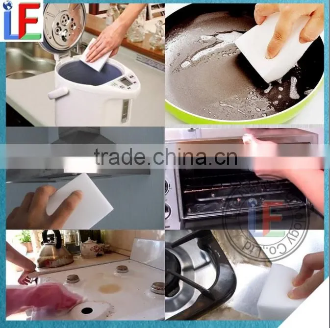 washing machine no detergent melamine sponge scrubber for kitchen cleaning