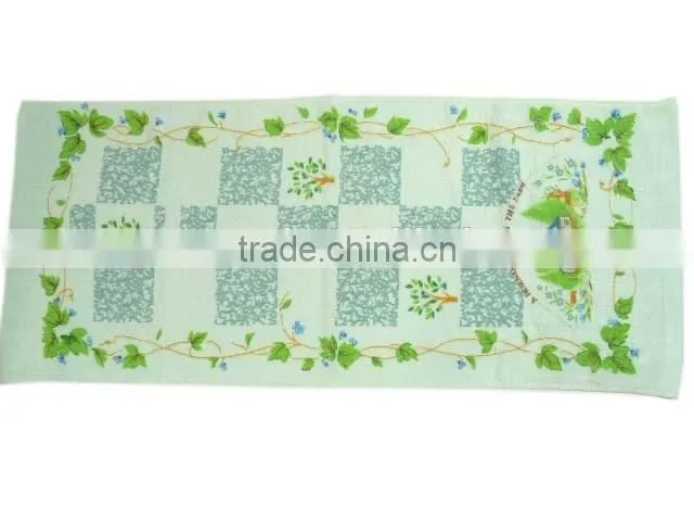 Colorful Flower Print Cotton Terry hand Towel