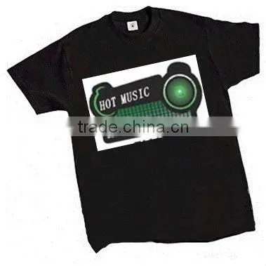 Super EL Flashing T shirt with Wholesales price
