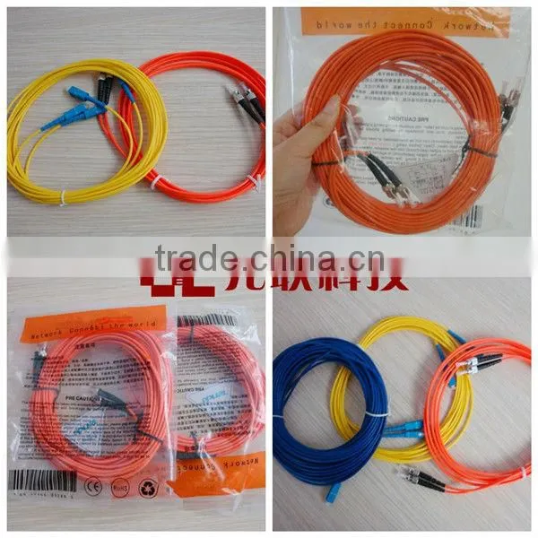 St/upc-fc/upc simplex singlemode fiber optic patch cord