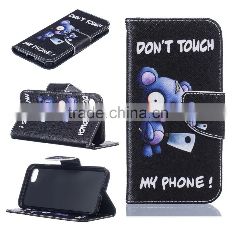Flip Wallet Card Holder Leather Mobile Phone Case For Iphone 7,Flip Pu Leather Case For Iphone 7