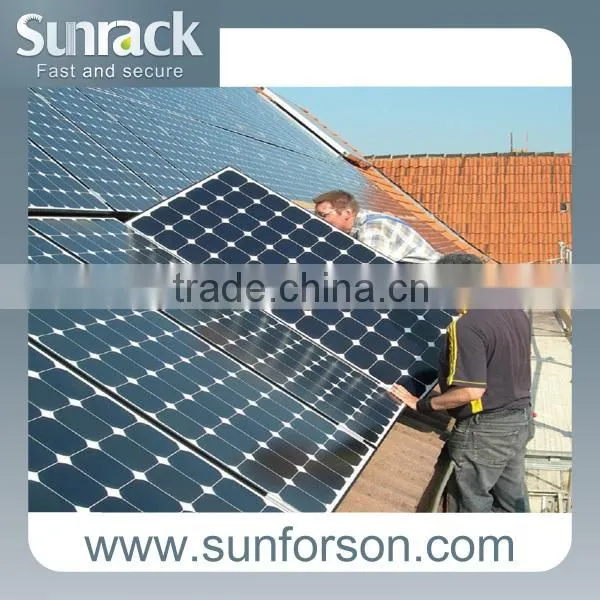 Solar PV mounting bracket for tile roof