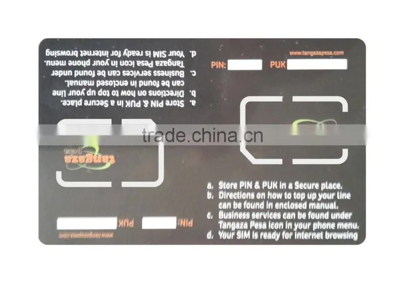 LTE MILENAGE Test (U)SIM Card - Mini-UICC