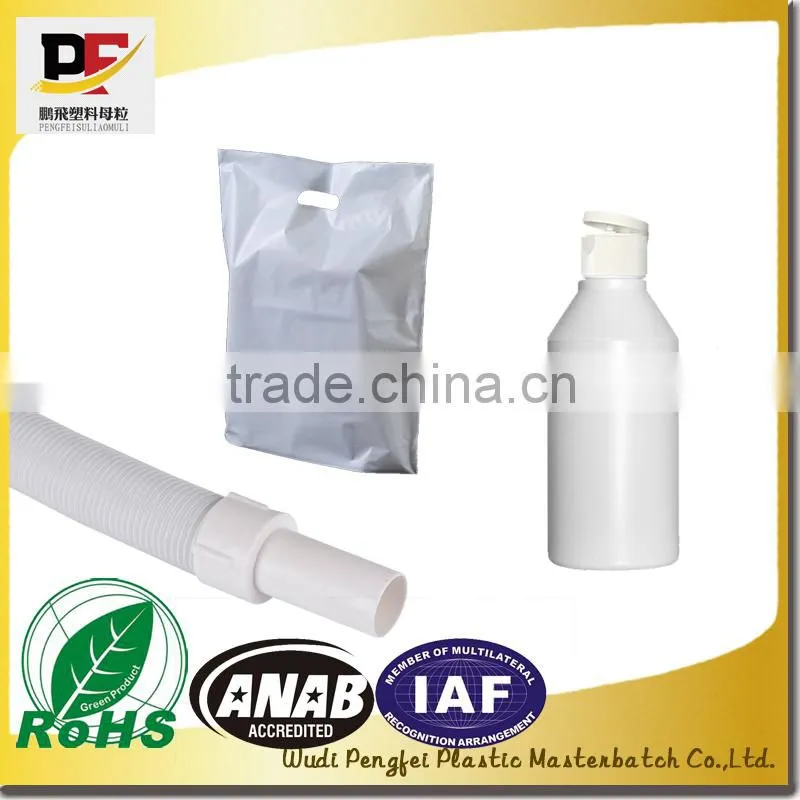 PENGFEI Plastic Materbatch, TiO2 White masterbatch, PP/PE color masterbatch manufacturer