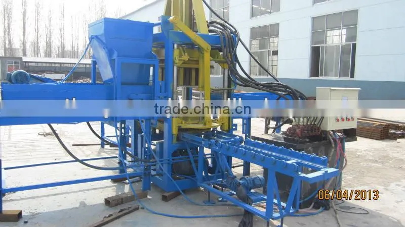 Small semi hydraulic Interlocking stabilized soil block molding machine QTY3-15 Huarun Tianyuan factory