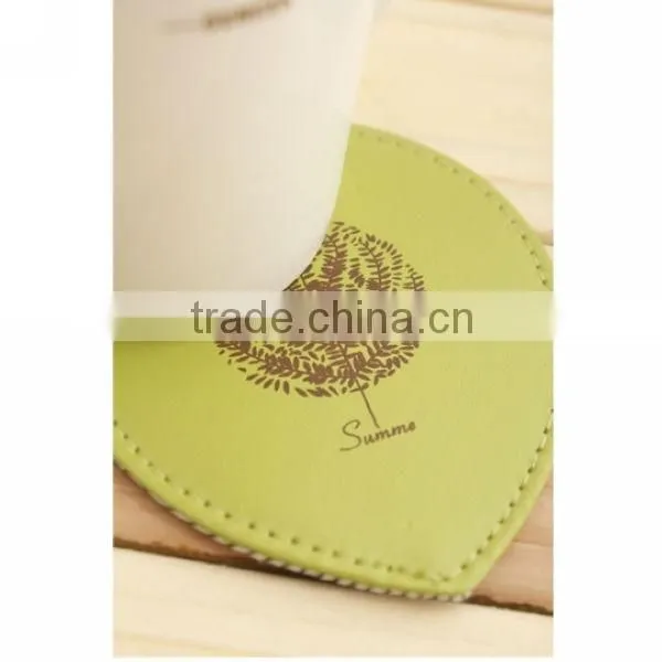 13001 Pure and fresh leather coaster set