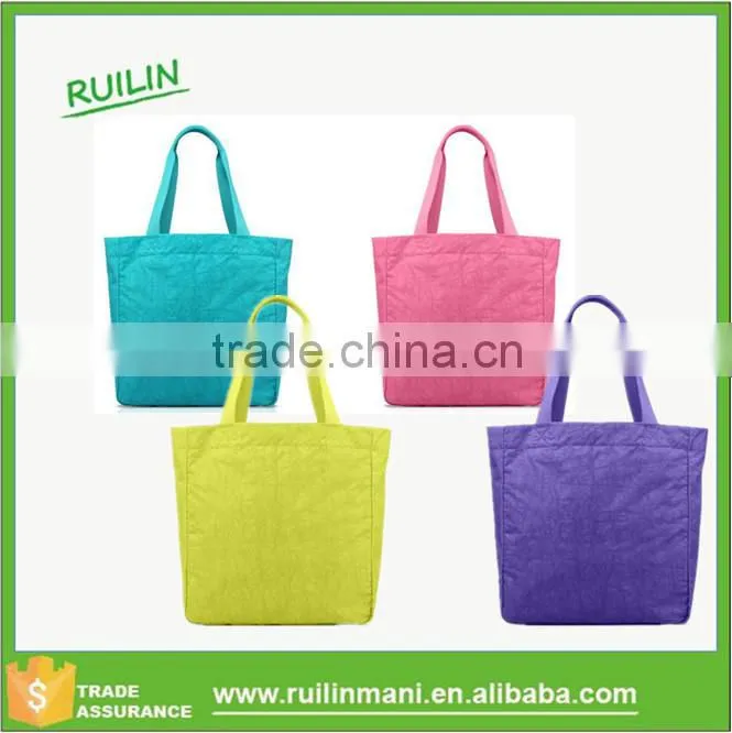 Bright color Nylon satchel handbags