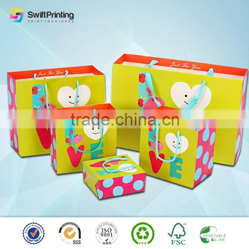 Special new coming paper bag design for gift