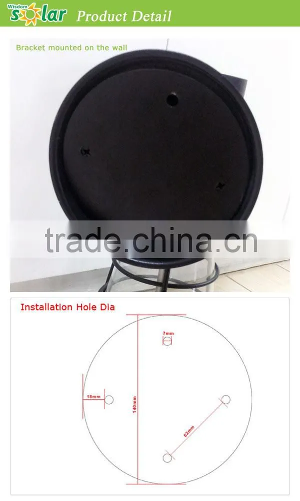 Waterproof garden solar light decoration wall mounted outdoor solar lights IP65
