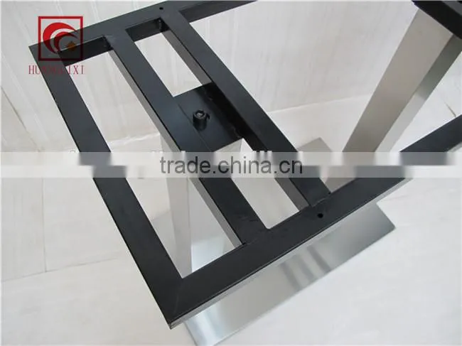 square stainless steel table leg, metal dining table legs