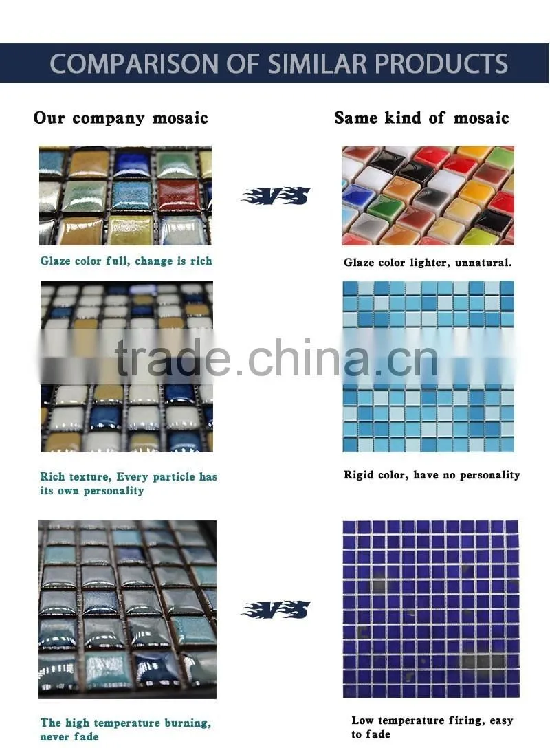 Lowest price hand made ceramic mosaic CC-Z011