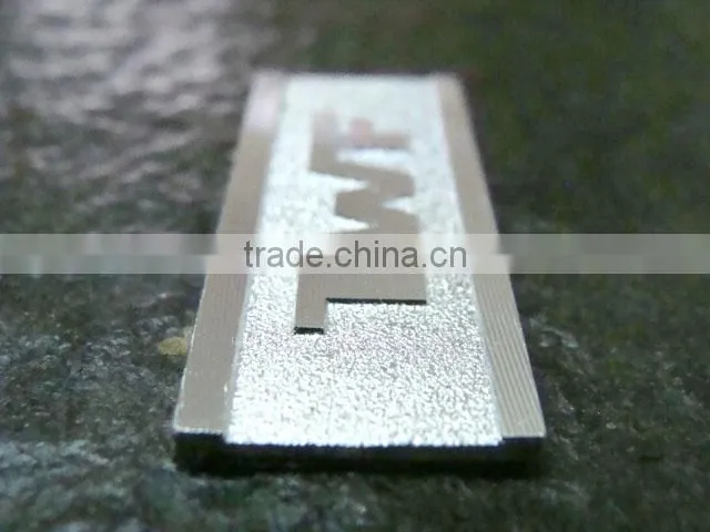 High quality custom self adhesive metal nameplates