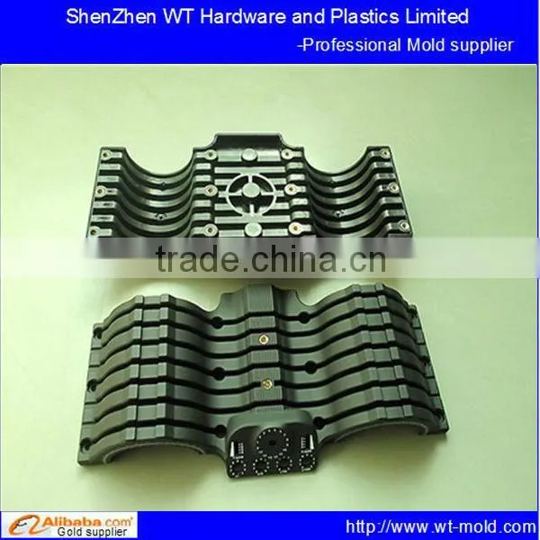 nylon+GF part injection molds for instrumentation accessories