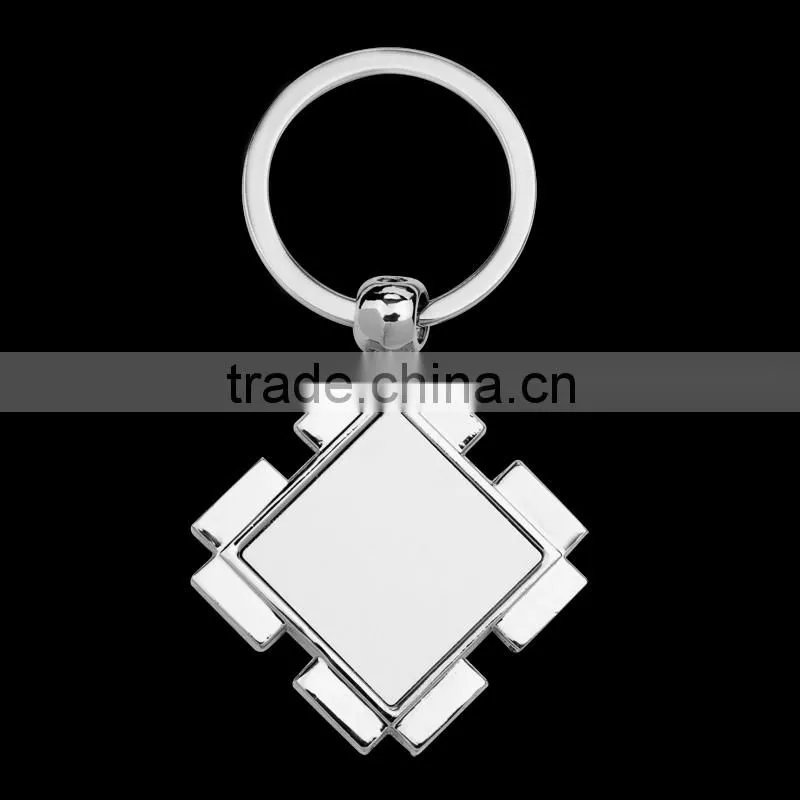 Sublimation metal key ring,heat press tranfer keyring,rectangle shape