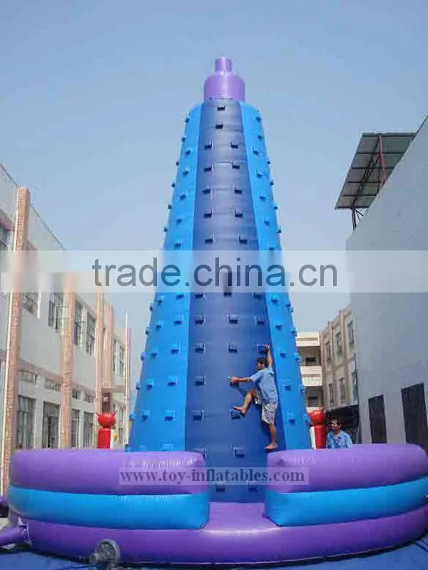 High quality customized inflatable rock climbing wall