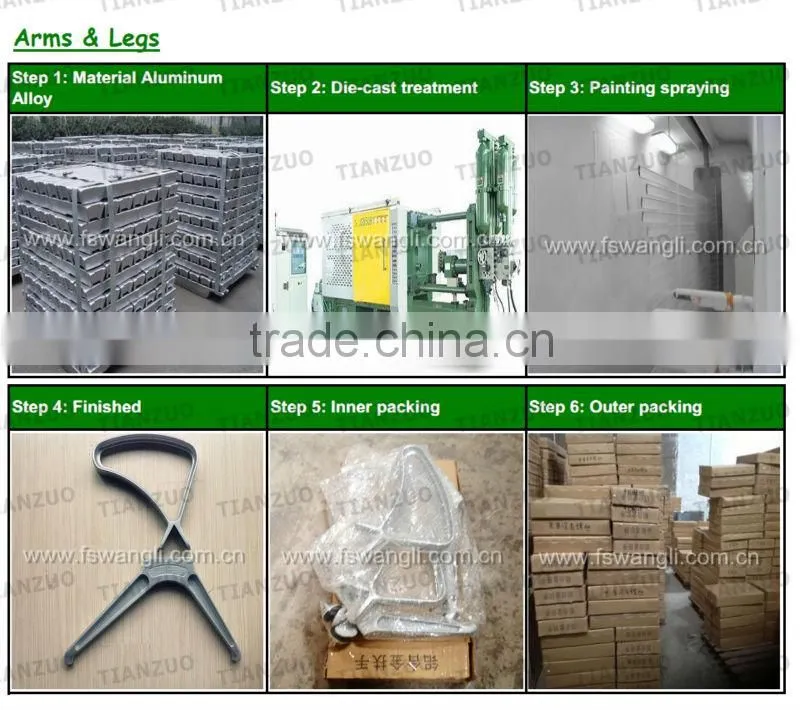 High Back Stainless Steel Metal Outdoor Furniture (TZ-C03S)