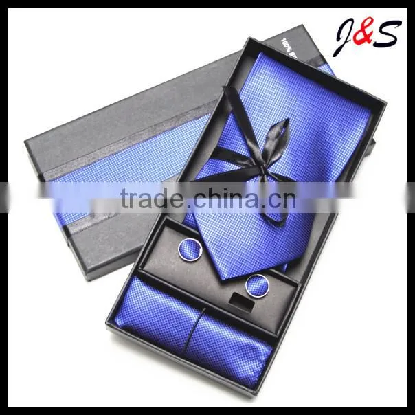 2014 FASHION tie cufflink hanky set
