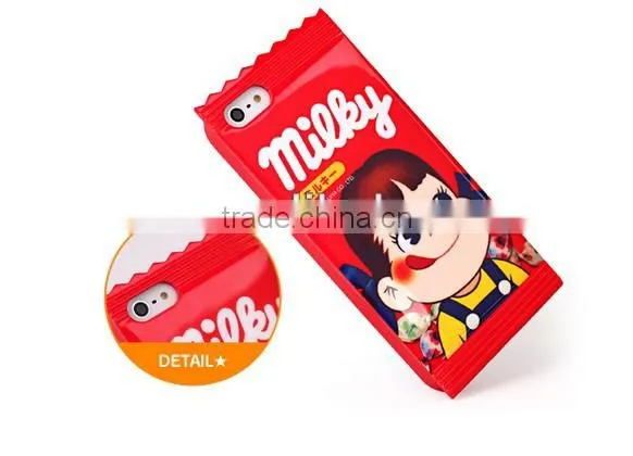 Bandai Fujiya Peko Milky for iphone 5 Decore Wear Case Milky Girl Unopened 1p