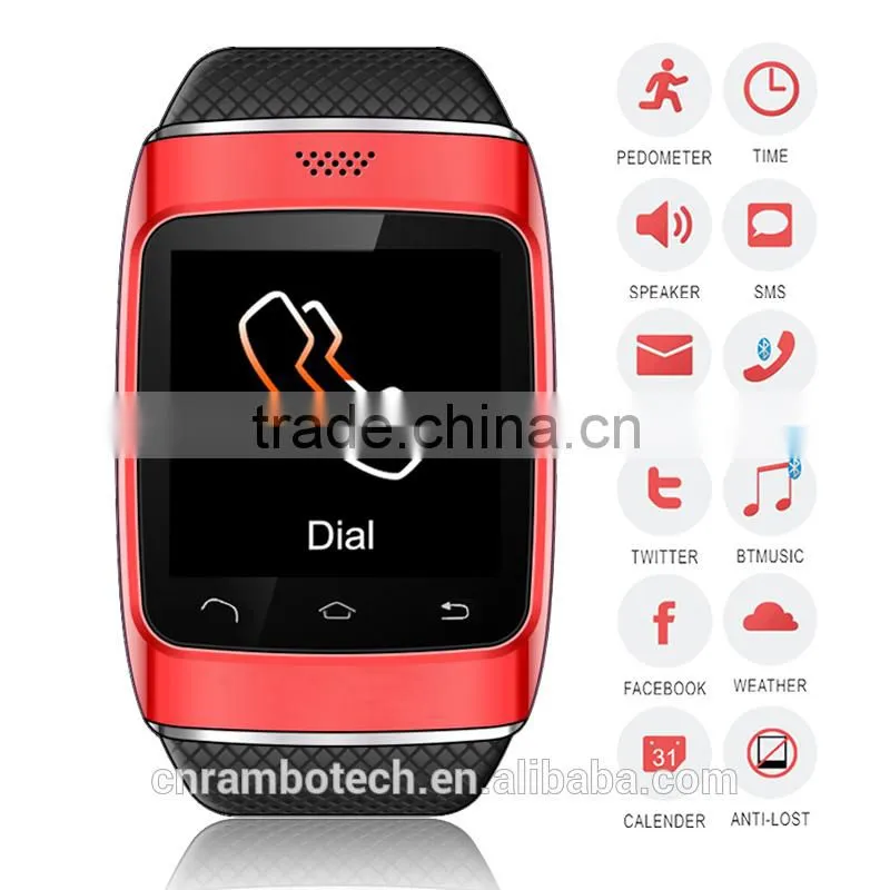bluetooth vibration wrist watch smart