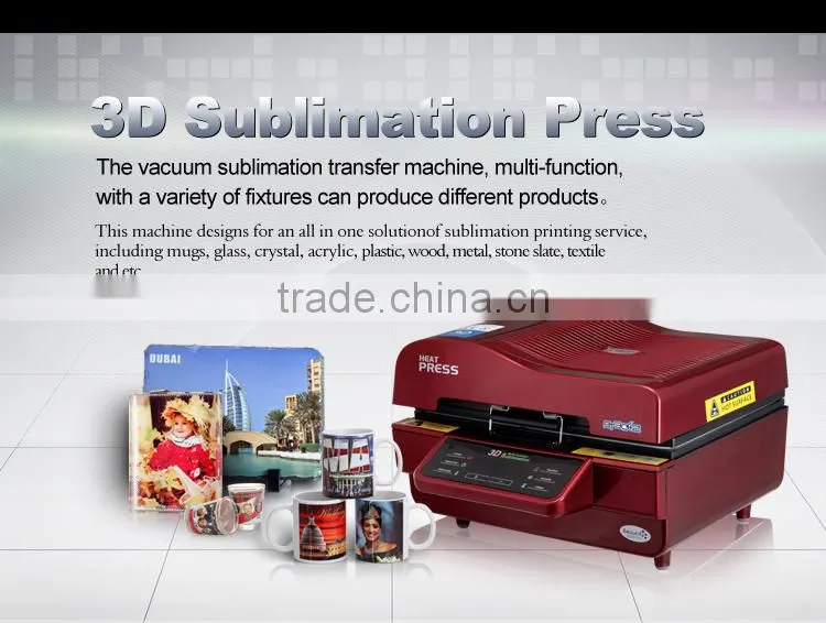 Sunmeta factory directly 3D vacuum sublimation machine With CE (ST-3042)