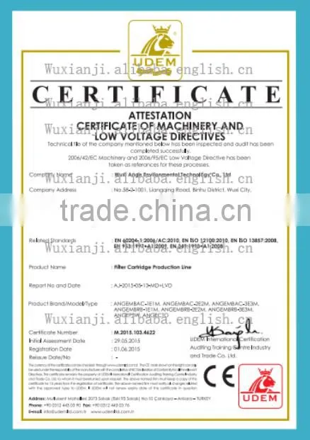 2E2M PP Melt Blown Filter Making Machine For Water Purify System