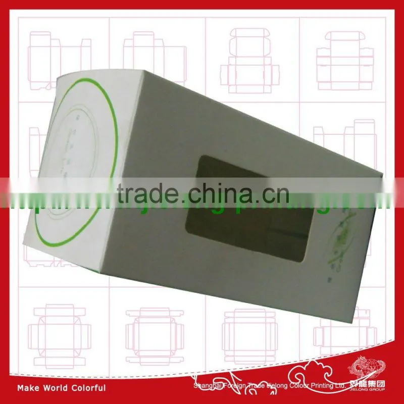 ISO9001 certificated different sized white box packaging
