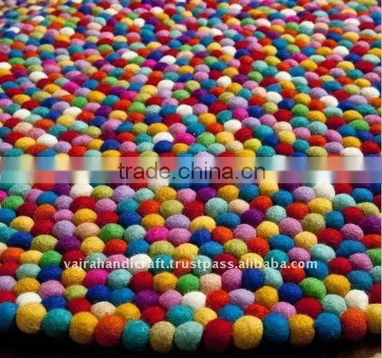 Felt Ball Rugs / Teppich