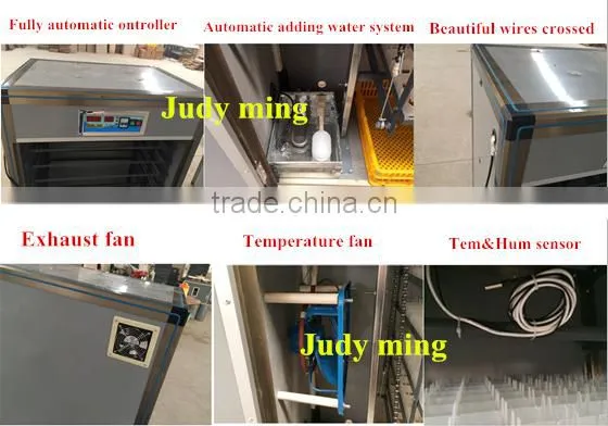 Hot selling new material automatic egg incubator 528 eggs in Saudi Arabic