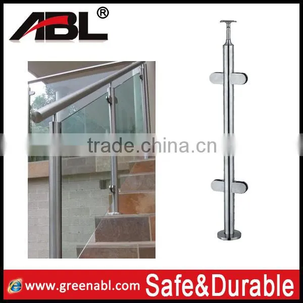 Hot sale Stainless steel glass balustrade for balcony and staircase design