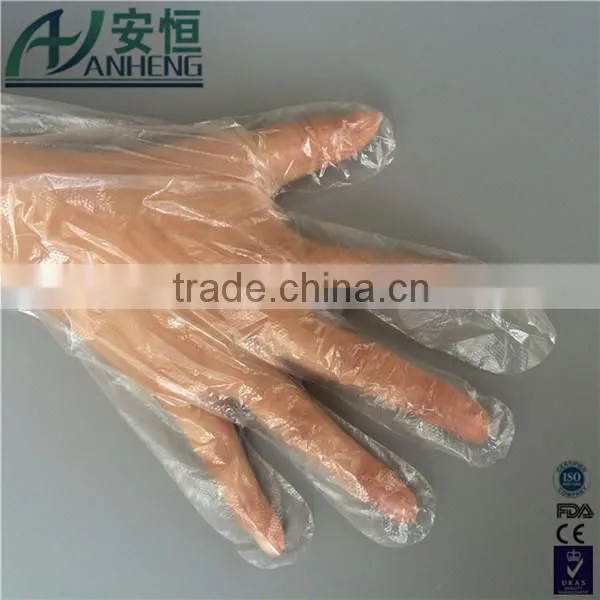 Cheap disposable PE gloves in 100% new material
