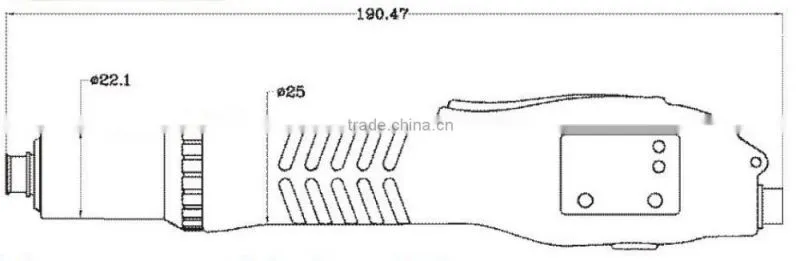 2014 New Design high quality SD-DA1200L DC Automatic Variable Speed Unique Electric Screwdriver hot sale over the world