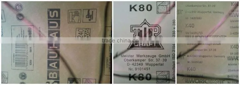 aluminium oxide sandpaper block manufacturer