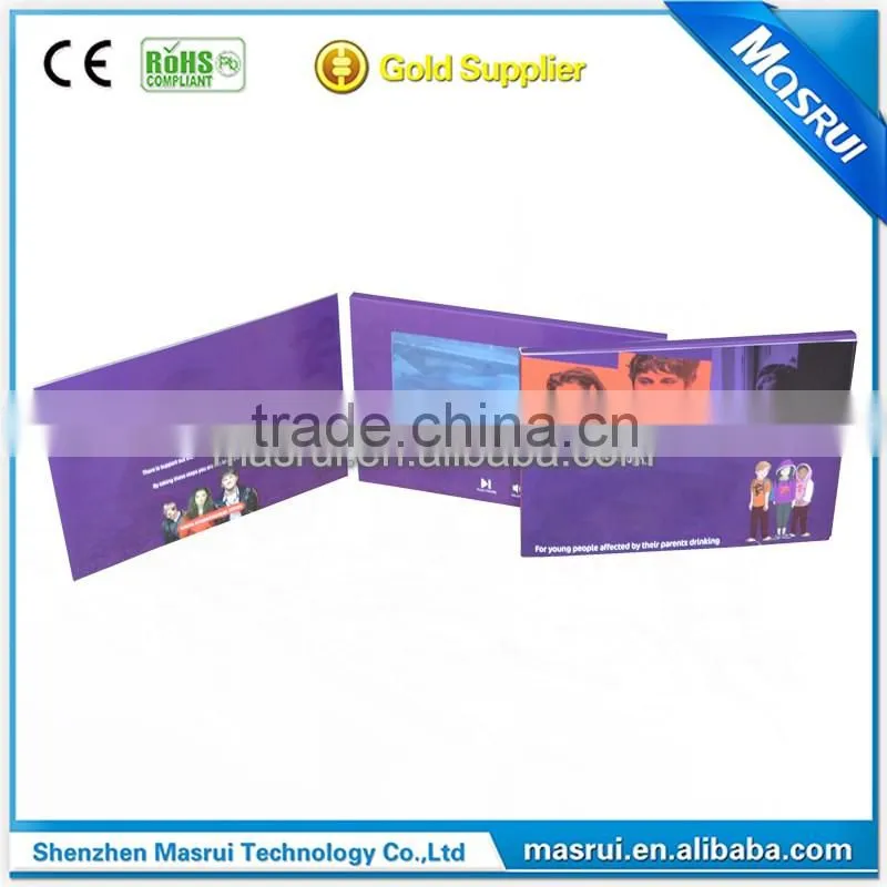 Lcd Video Brochure with Lcd Display Module