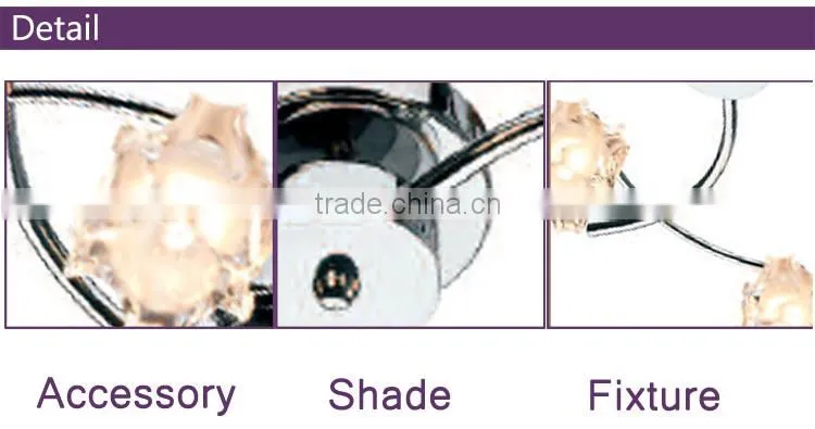 light fixture with glass shade E14 modern ceiling lighting