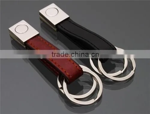 Fashion cheap leather keychain,new york keychain wholesale