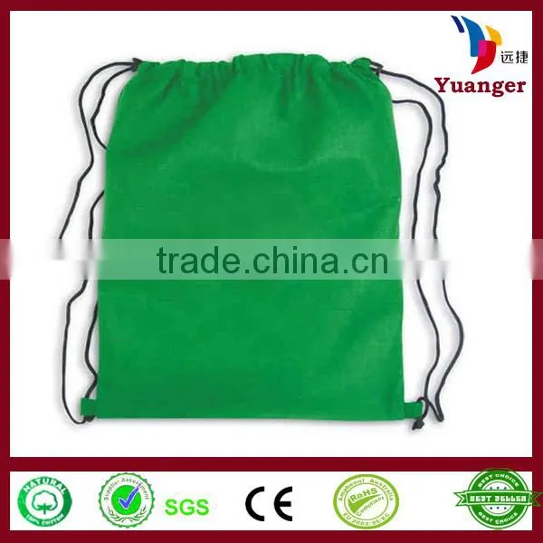 Top quality hotsell printed drawstring silk polyester bag