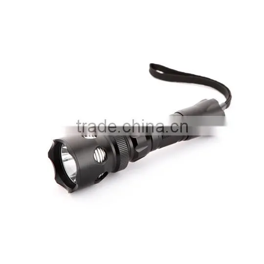 rechargeable aluminum alloy XM-L T6 LED strong light Waterproof blinker led police Flashlight