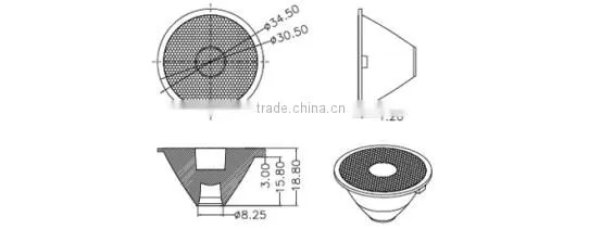 lens 15 *40 degree for stage light match seoul Imitation lumens LED