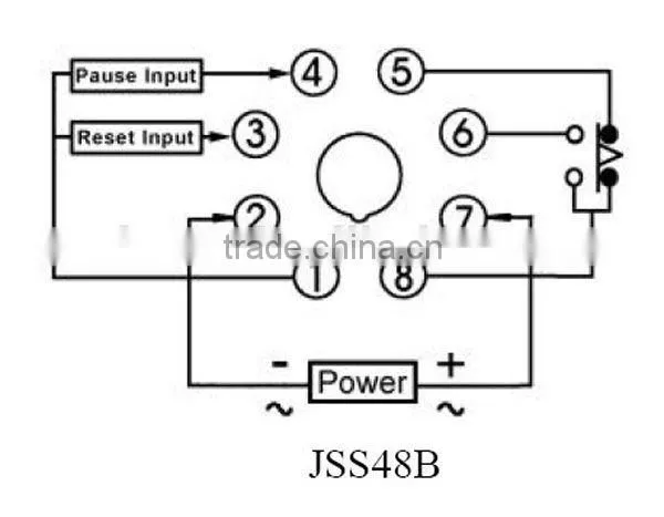 JSS48B Preset digital time relay