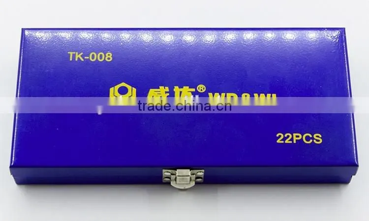 Socket Wrench tool sets Case 22pcs 10mm hand operate tools