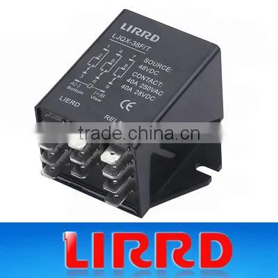 5pins 40A general purpose PCB electromagnetic relay LJQX-15F/T90 dc12v/dc24v/ac220v